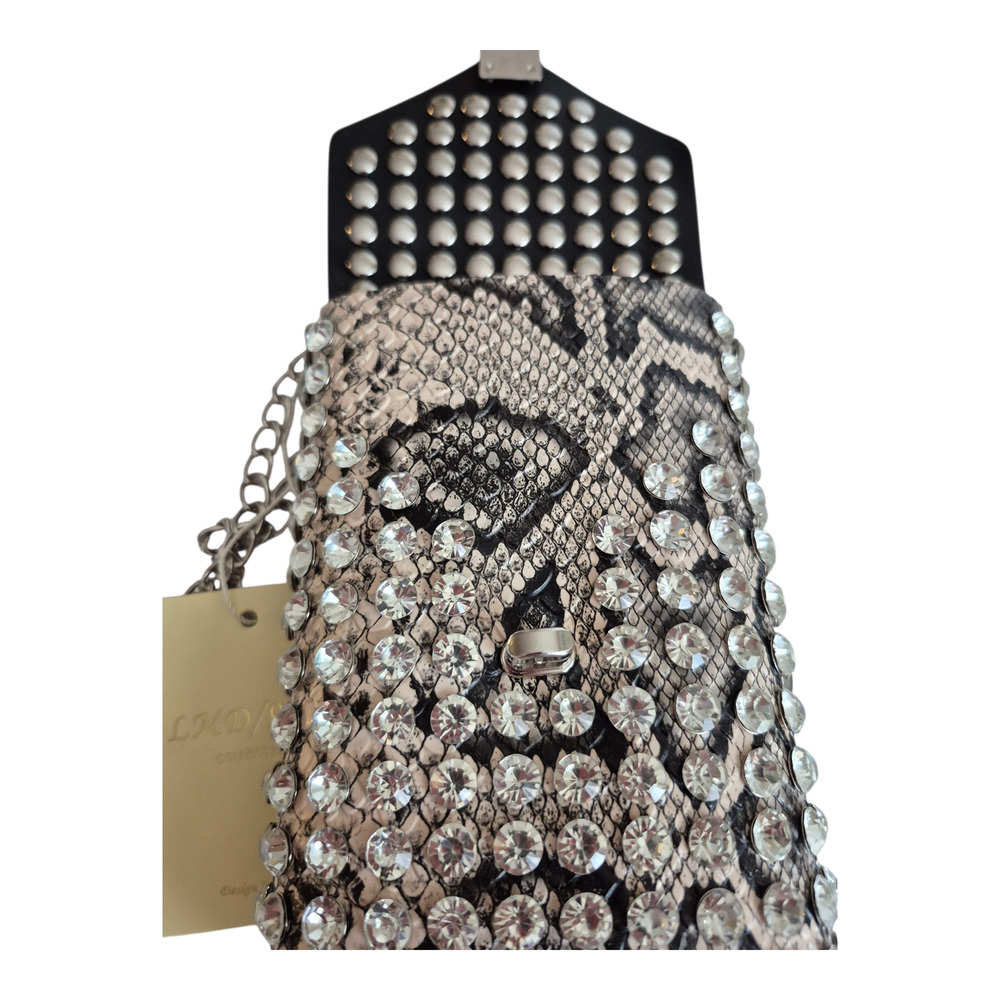 LMD/9000 Collection Rhinestone Crossbody Purse & Belt NWT Designed in Italy Chic - Picture 11 of 11